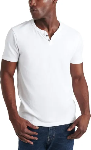 Lucky Brand Men's Venice Burnout Notch Neck Tee