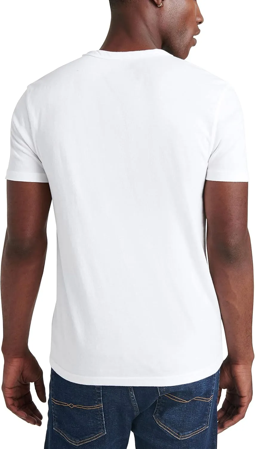 Lucky Brand Men's Venice Burnout Notch Neck Tee