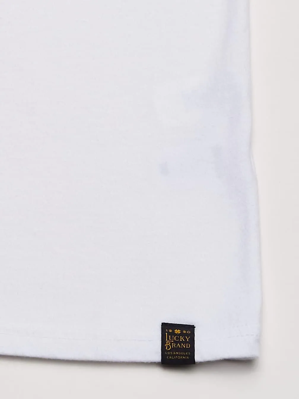 Lucky Brand Men's Venice Burnout Notch Neck Tee
