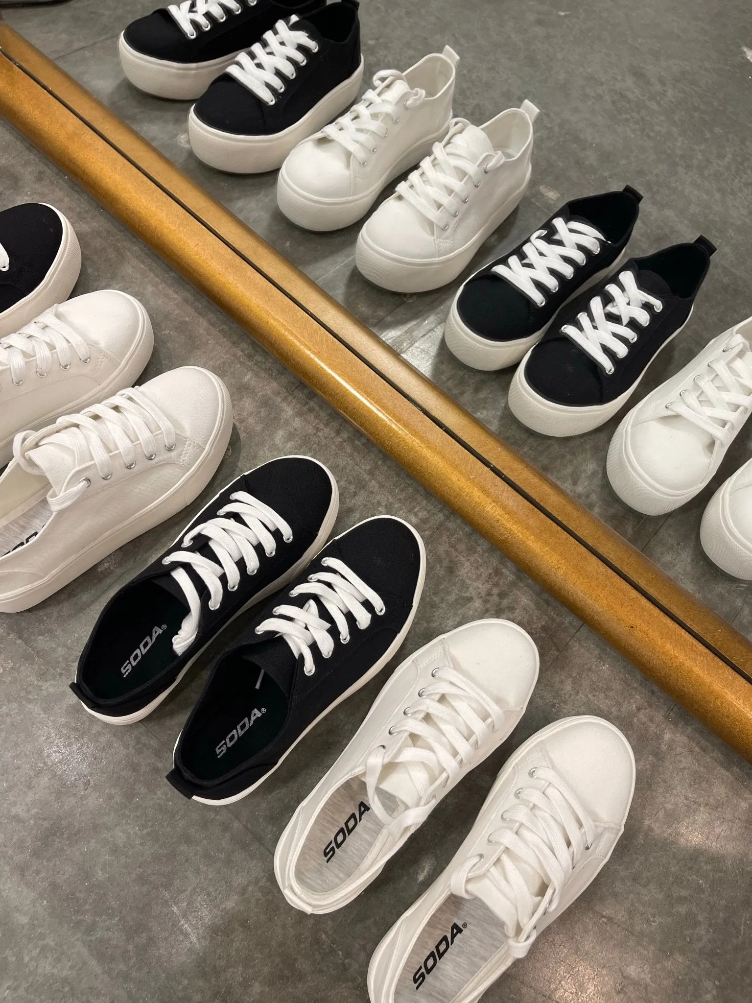 Memory Foam Platform Sneaker
