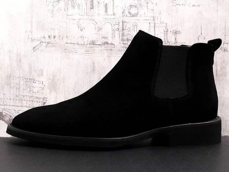 Men Suede Chelsea Boots