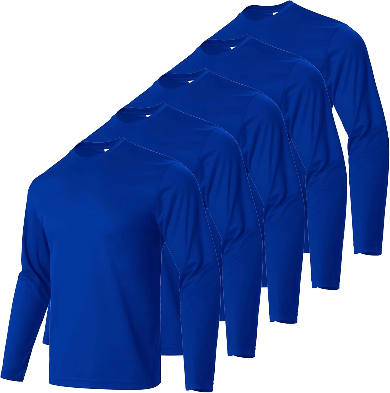 Men UPF 50  Sun Protection Hoodie Long Sleeve T Shirts Pack Quick Dry Shirt for Athletic Running Activewear Workout