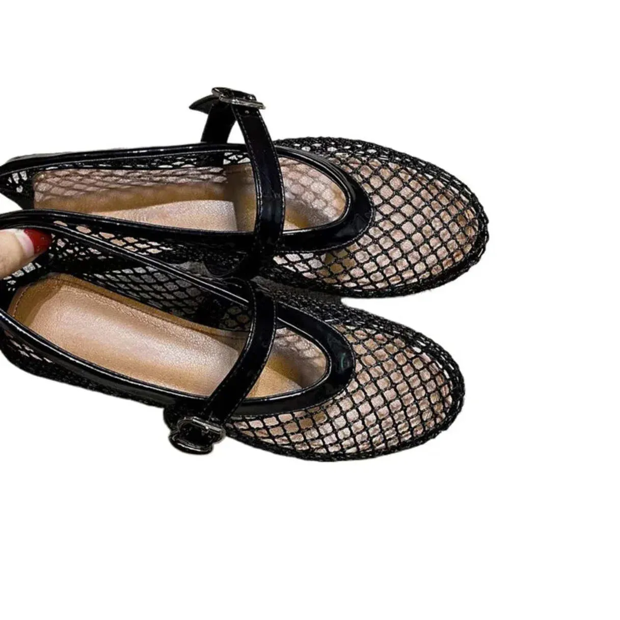 Merendy Nautica Mesh Trend Comfort Retro Black Loafers  