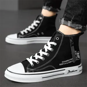 New Men's High Top Canvas-Comfortable Designer Shoes for Men
