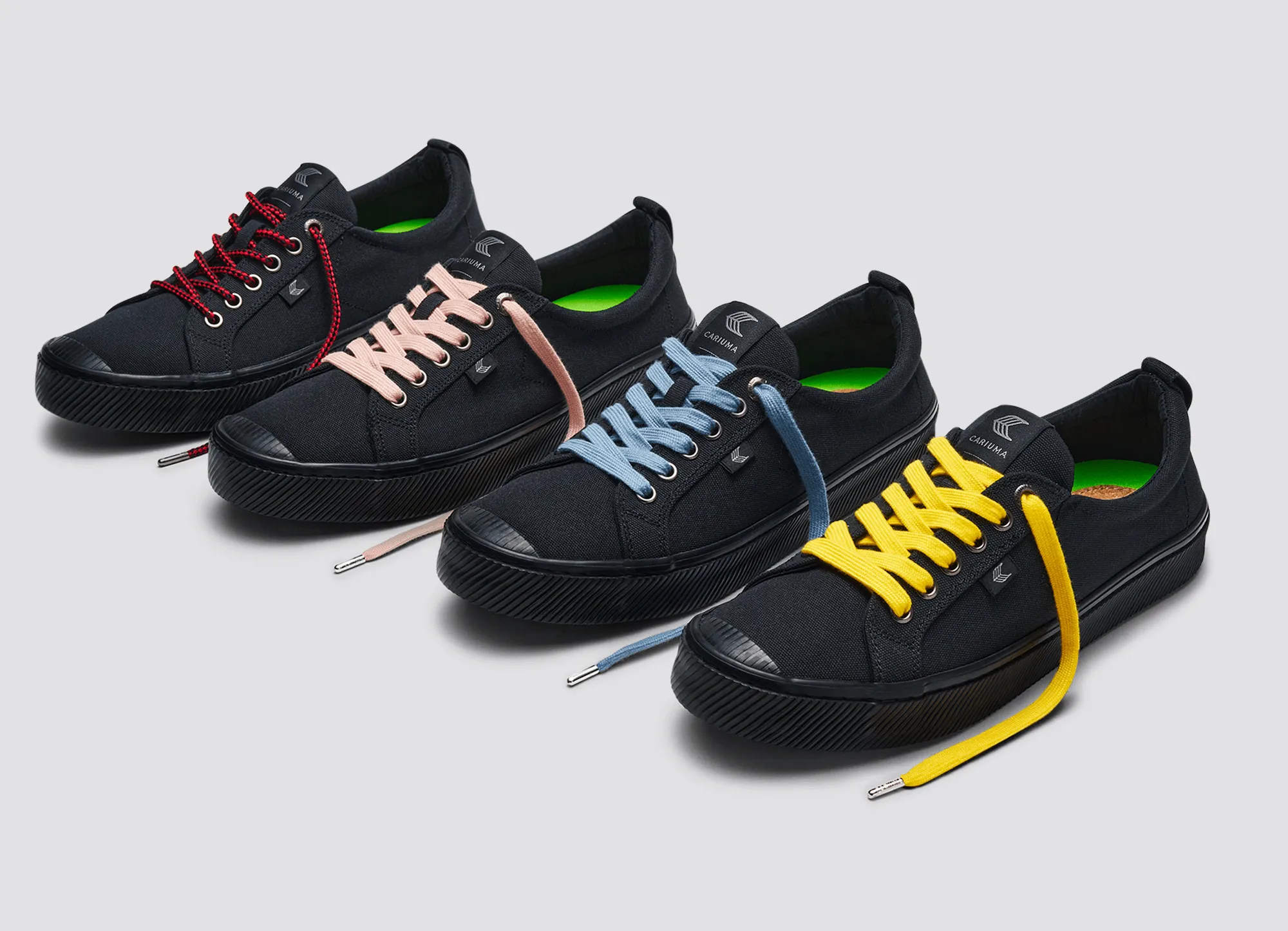 OCA Low All Black Canvas Sneaker Women