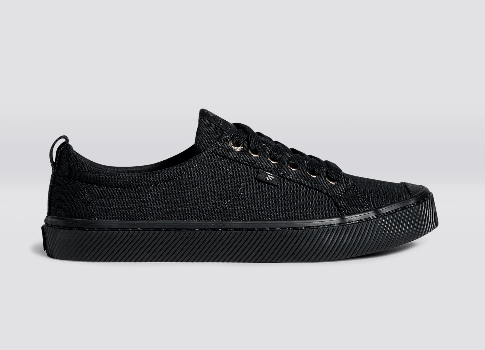 OCA Low All Black Canvas Sneaker Women