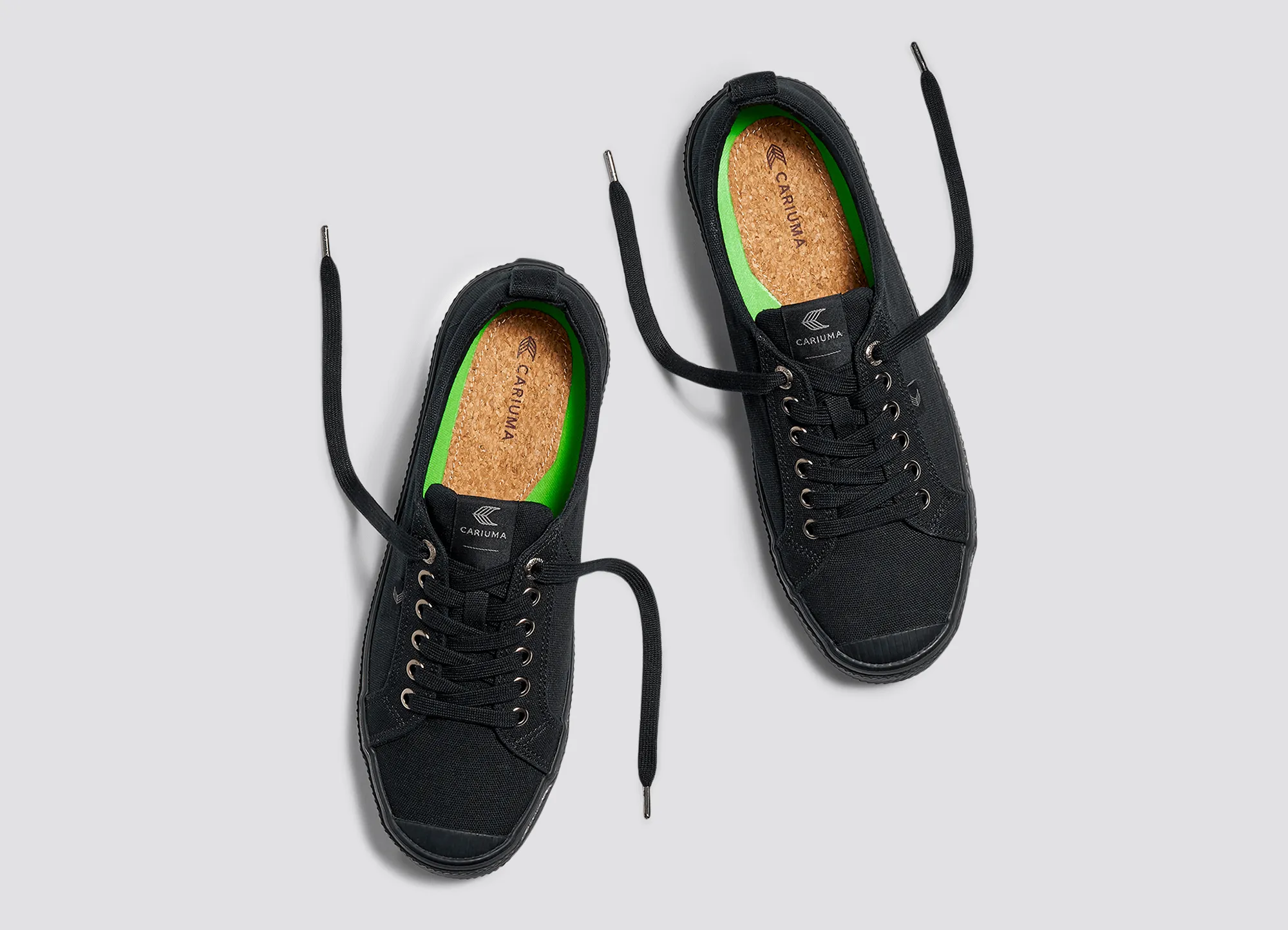 OCA Low All Black Canvas Sneaker Women