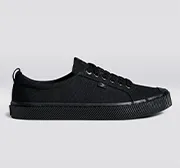 OCA Low All Black Canvas Sneaker Women