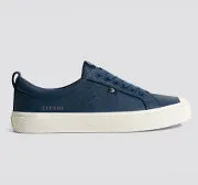 OCA Low Dark Denim Premium Leather Sneaker Women
