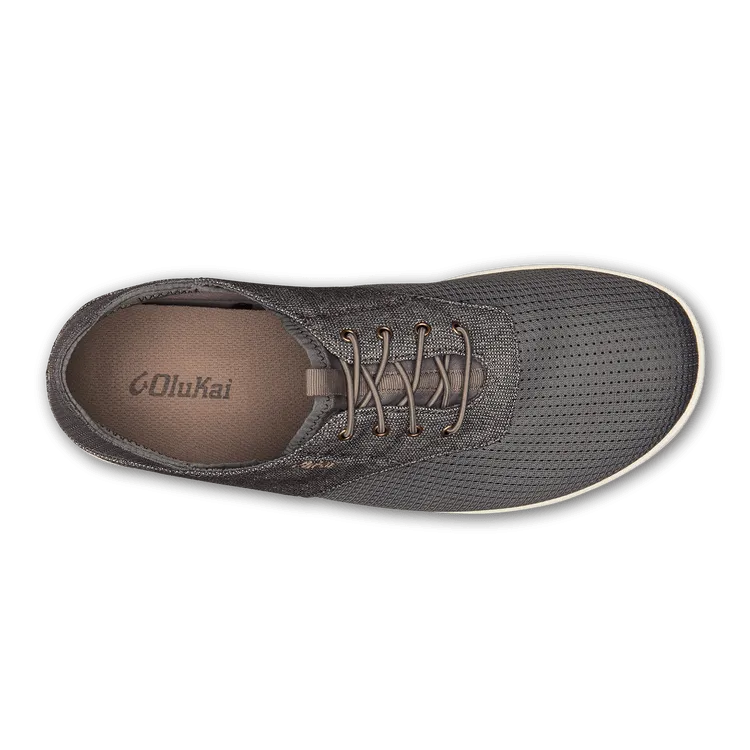 OluKai Men's Nohea Moku Shoes- Charcoal/Clay