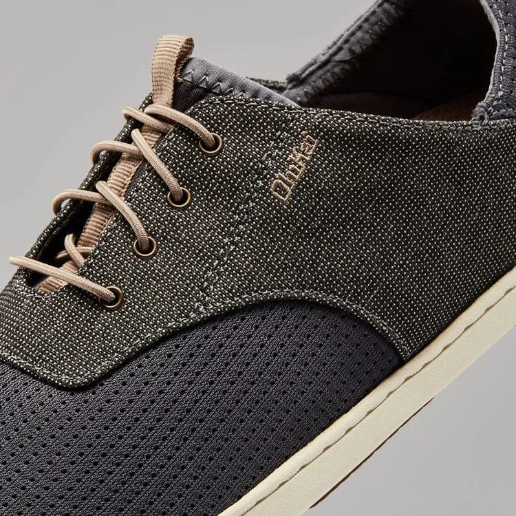 OluKai Men's Nohea Moku Shoes- Charcoal/Clay