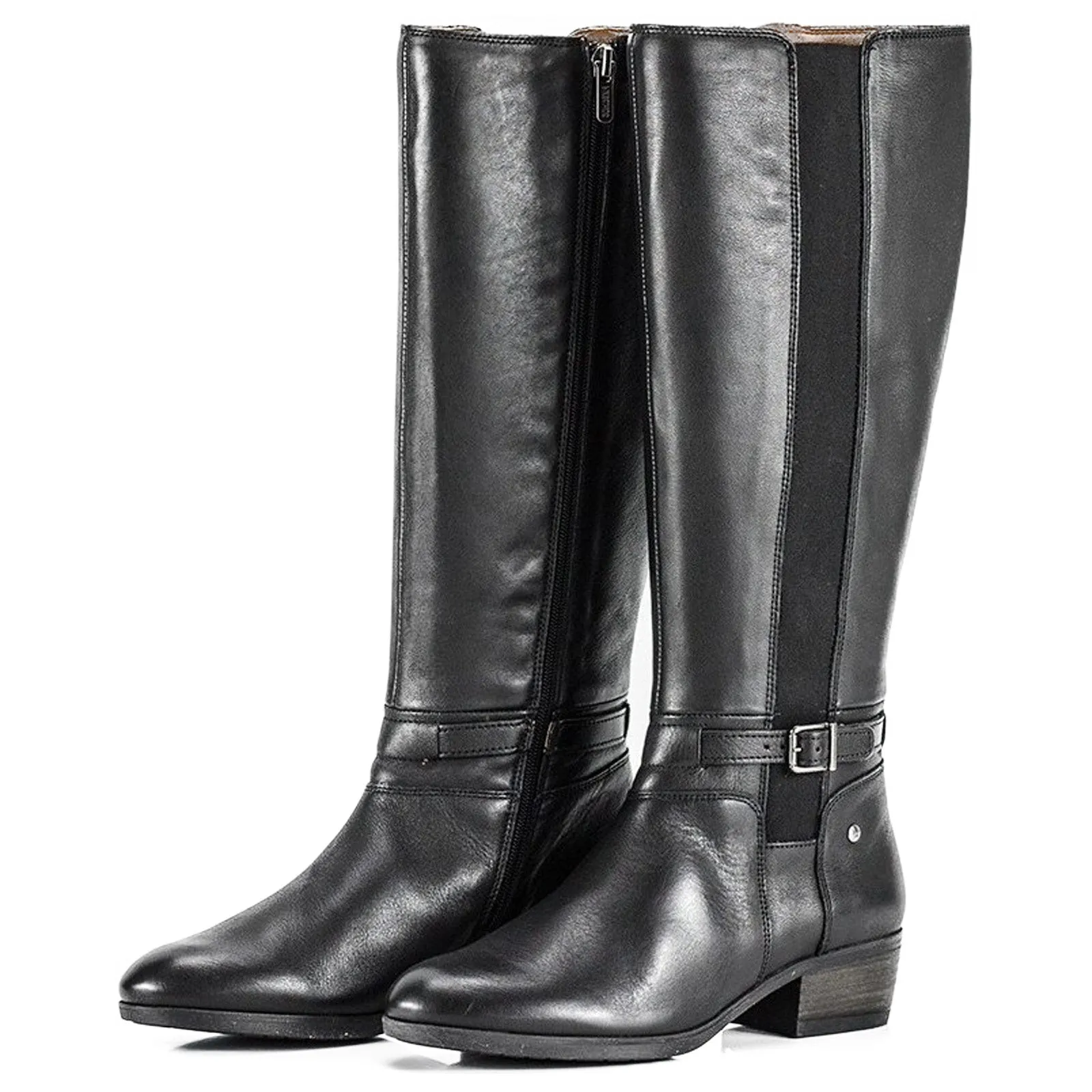 Pikolinos Daroca Calfskin Leather Women's Zip Up Knee High Boots