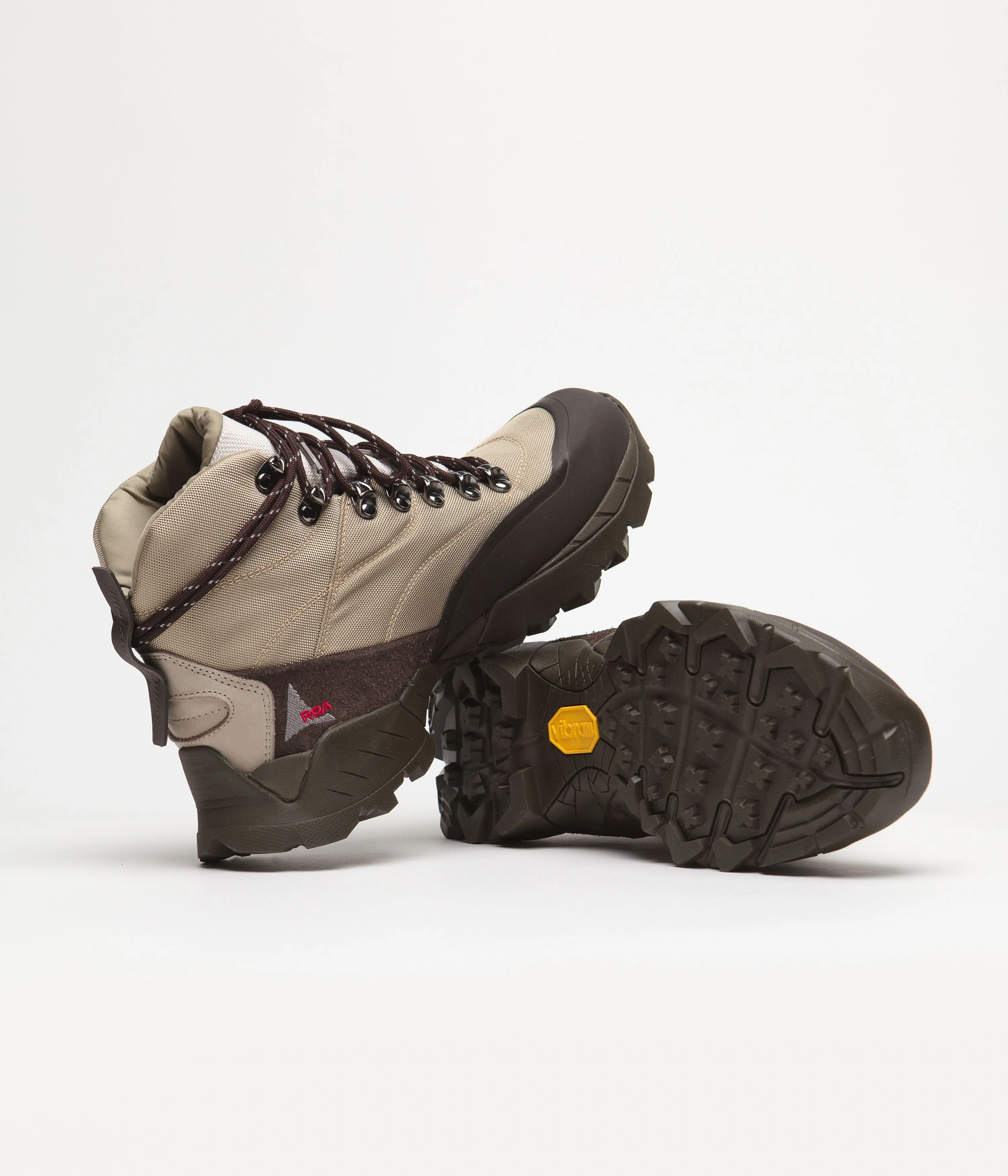 ROA Andreas Strap Shoes - Taupe Brown