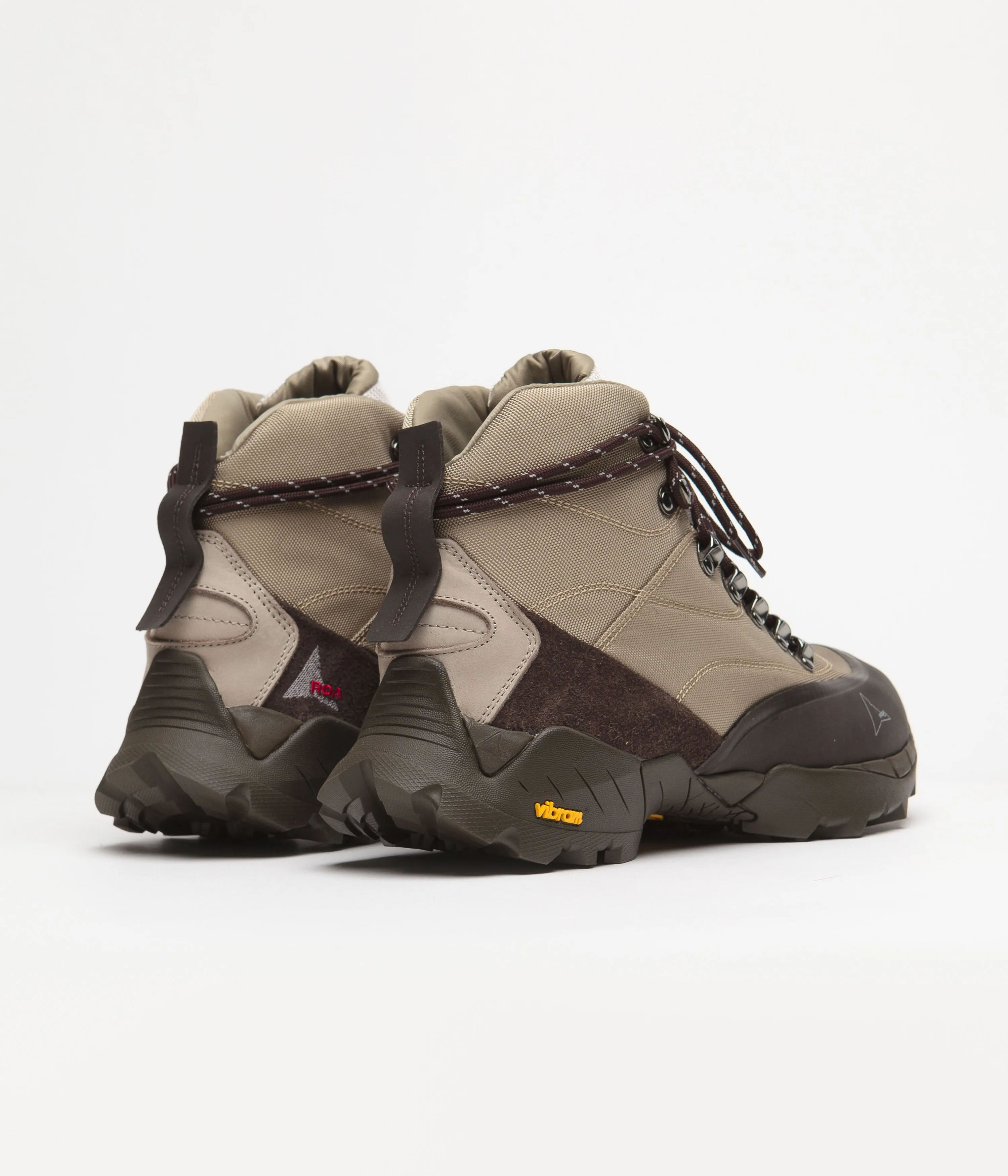ROA Andreas Strap Shoes - Taupe Brown