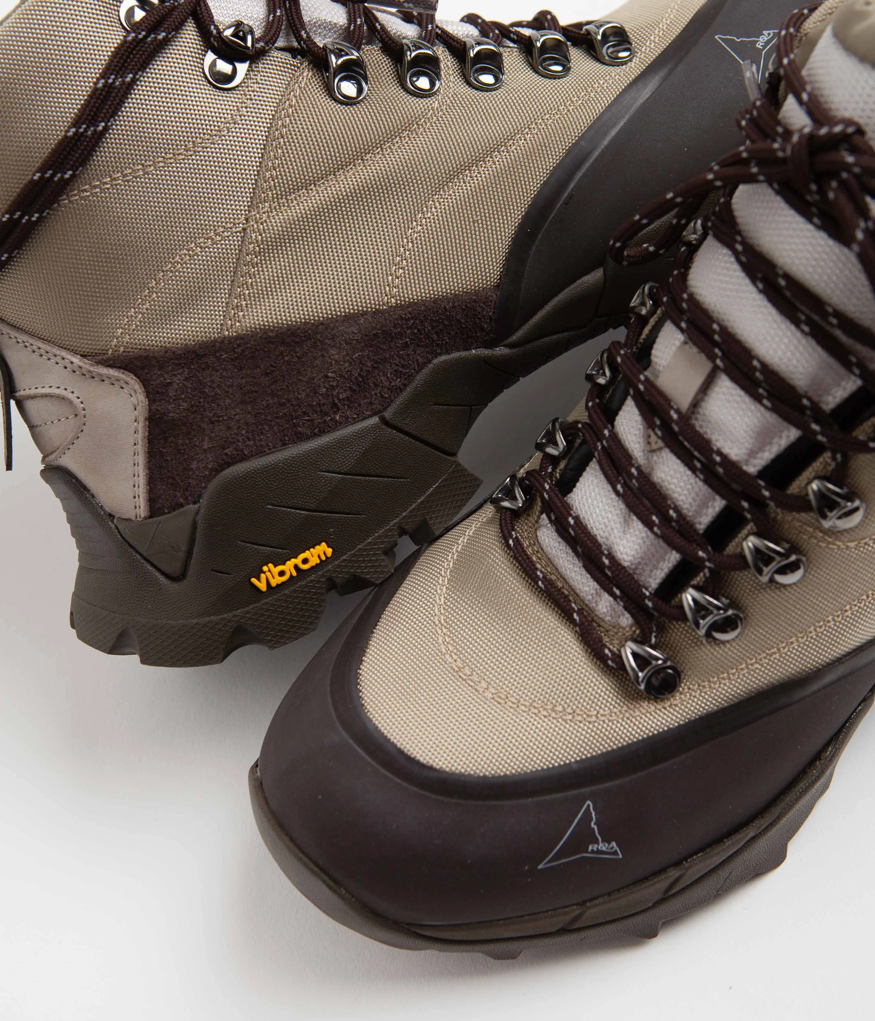 ROA Andreas Strap Shoes - Taupe Brown