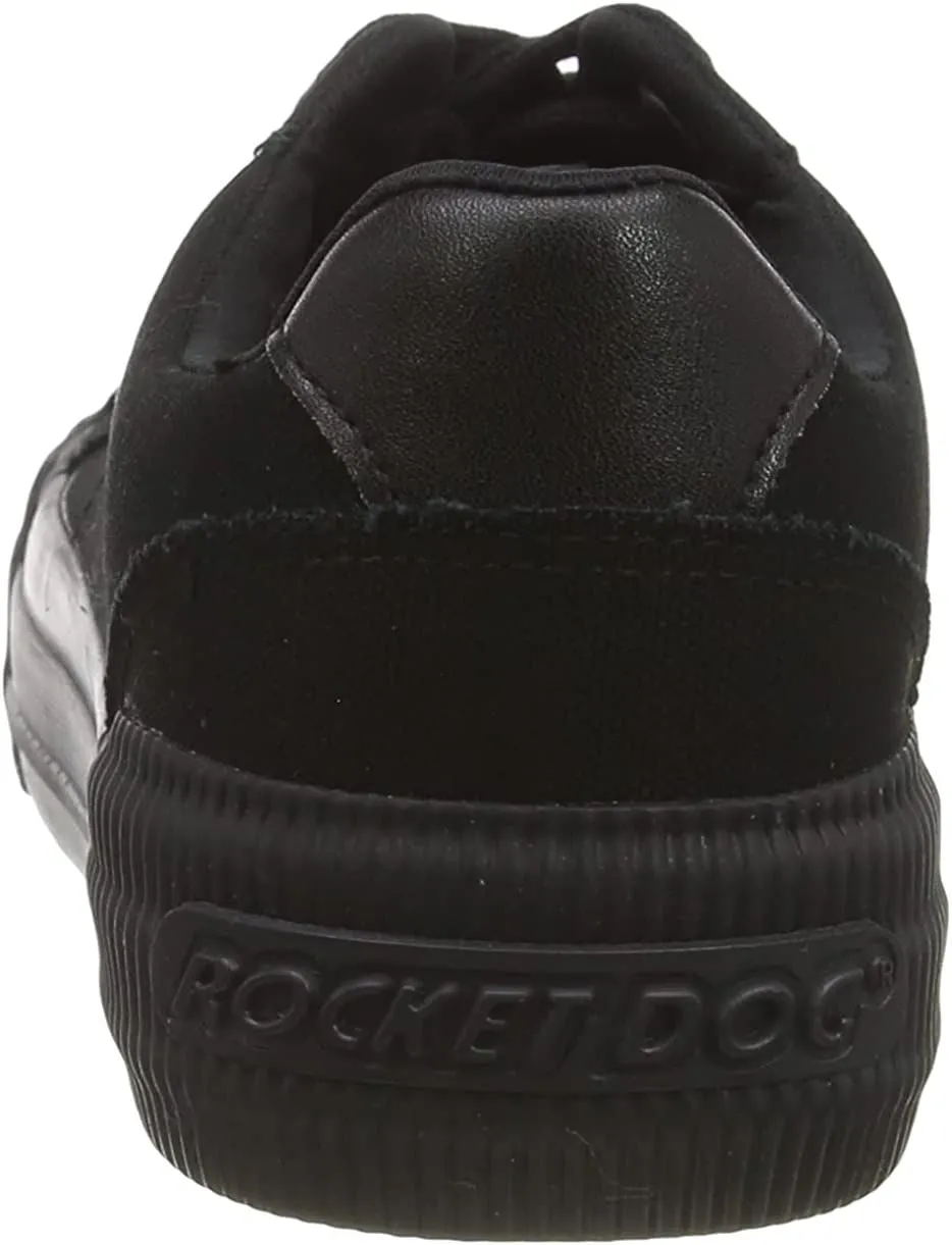 Rocket Dog Cheery Black Black Womens Canvas Trainers Shoes
