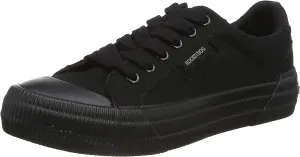 Rocket Dog Cheery Black Black Womens Canvas Trainers Shoes