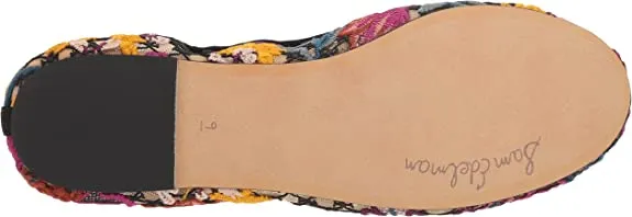 Sam Edelman Felicia Bright Multi Slip On Rounded Closed Toe Flexible Ballet Flat