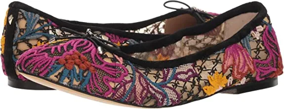 Sam Edelman Felicia Bright Multi Slip On Rounded Closed Toe Flexible Ballet Flat