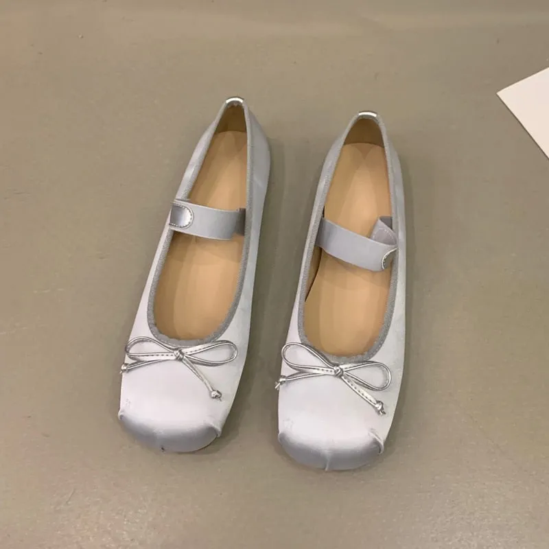 Sasha Satin Silk Ballet Flats - 4 Colors