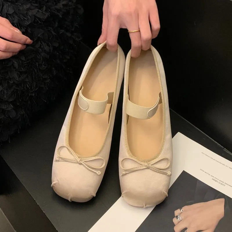 Sasha Satin Silk Ballet Flats - 4 Colors