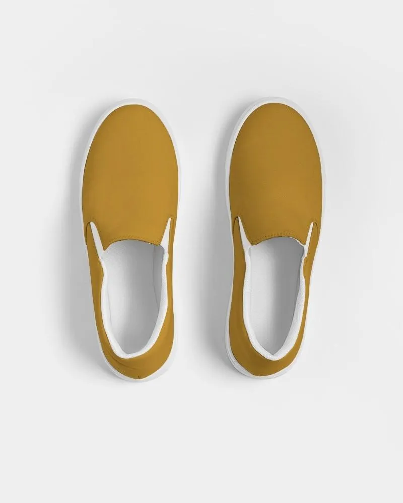 Shaded Orange Slip-On Canvas Sneakers | Women's | C0M38Y100K30