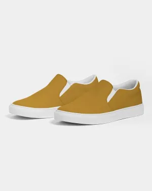 Shaded Orange Slip-On Canvas Sneakers | Women's | C0M38Y100K30