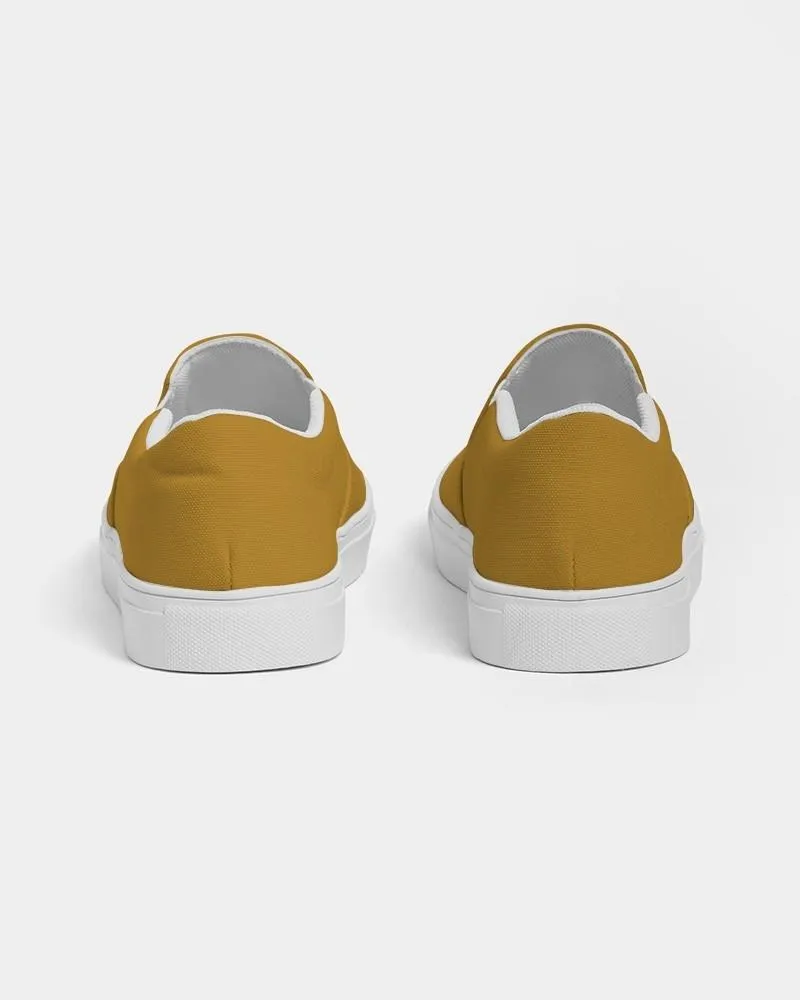 Shaded Orange Slip-On Canvas Sneakers | Women's | C0M38Y100K30