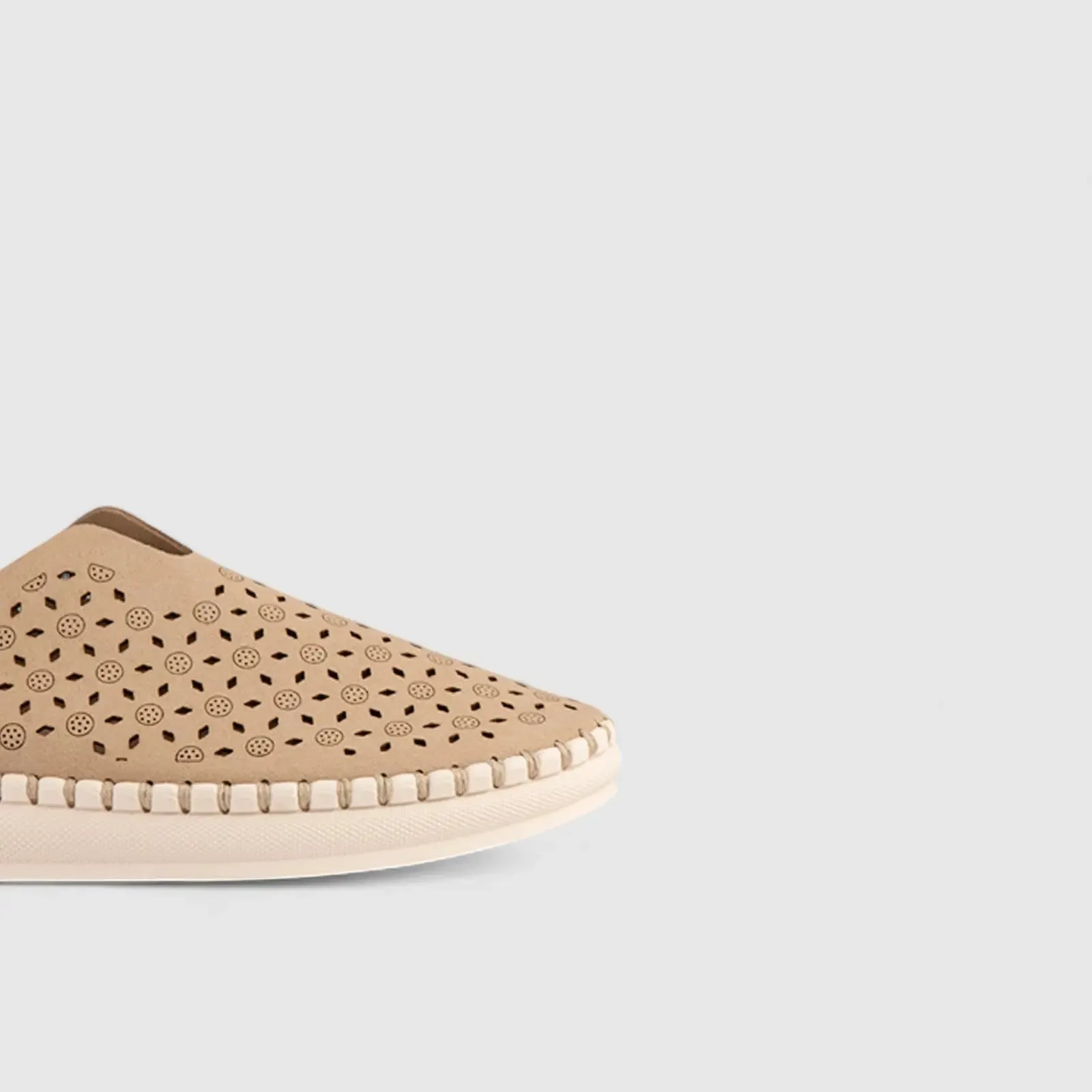 Sienna Comfort Slip On Casuals Tan 01367