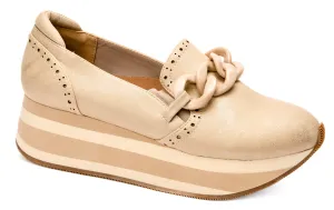 So What Platform Sneakers Gold