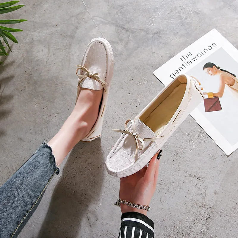 Soft Leather Trendy Comfortable Flat Women's Loafer