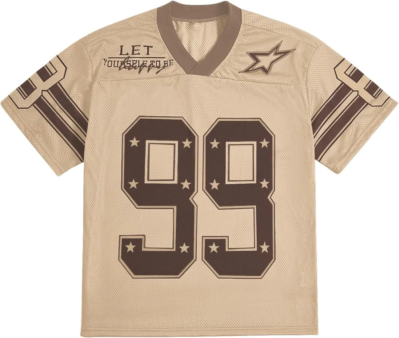 SOLY HUX Mens Jersey Y2k Baggy Shirts Graphic Tees Oversized V Neck Tshirts Summer Tops