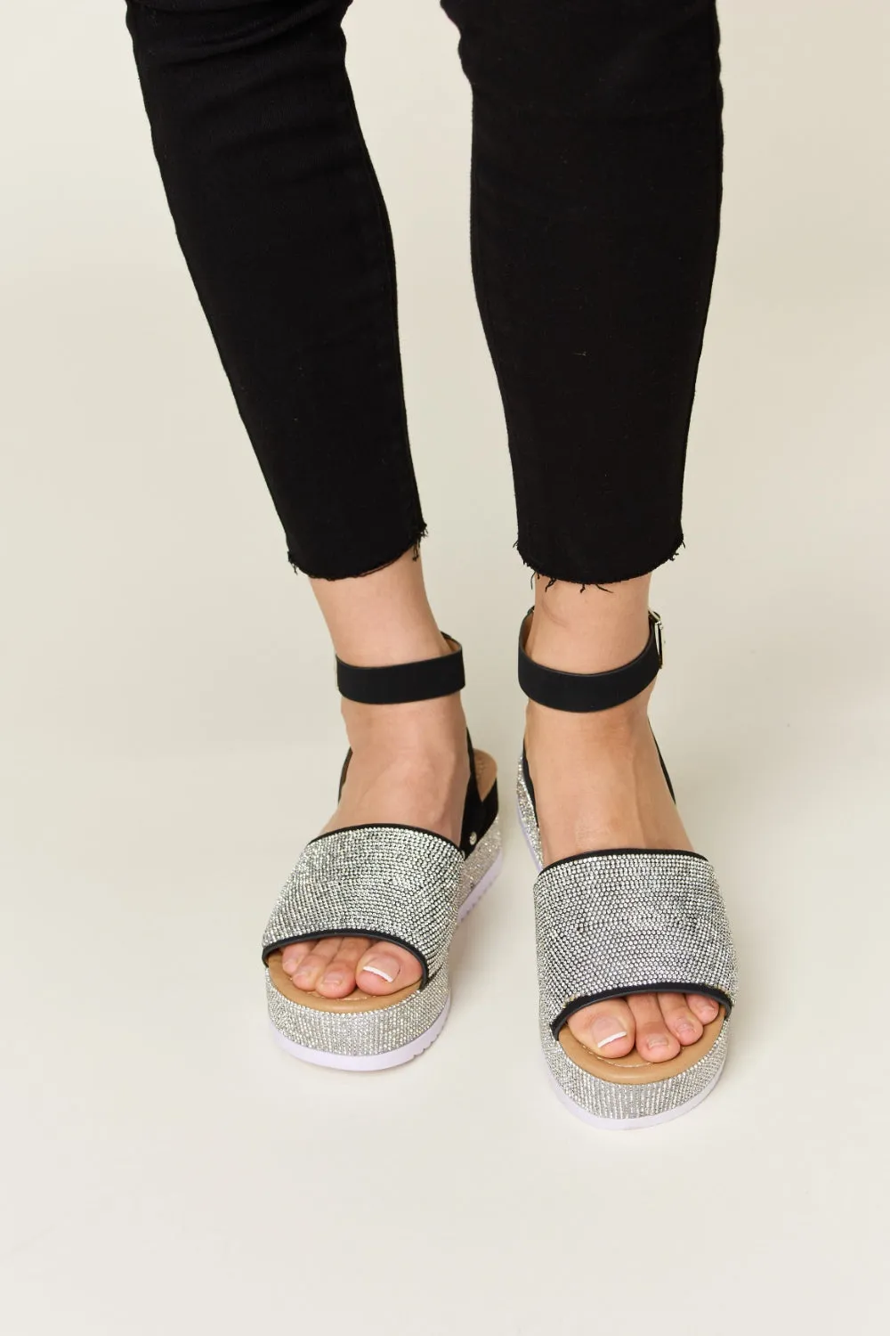 Strappy Wedge Sandals