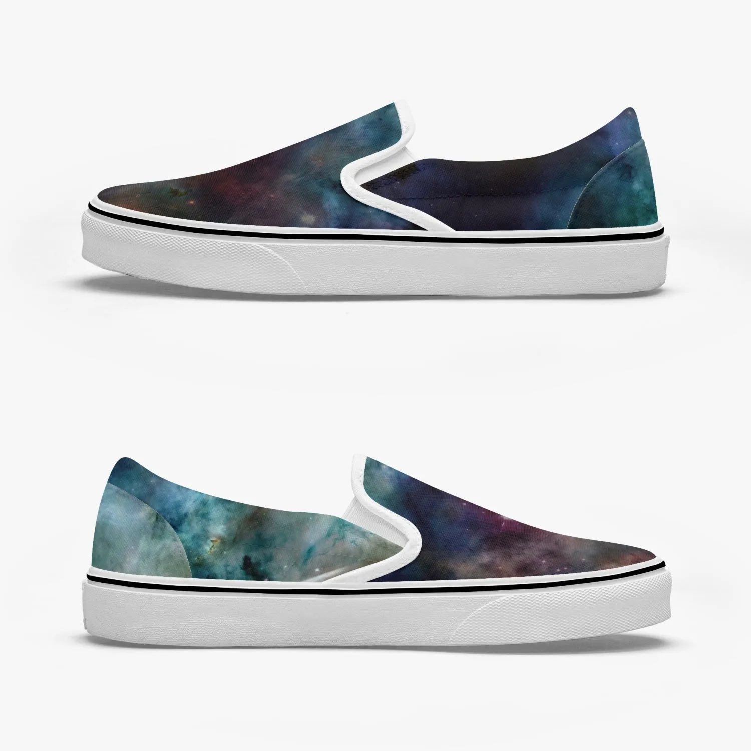 Sylas Split-Style Psychedelic Slip-On Shoes