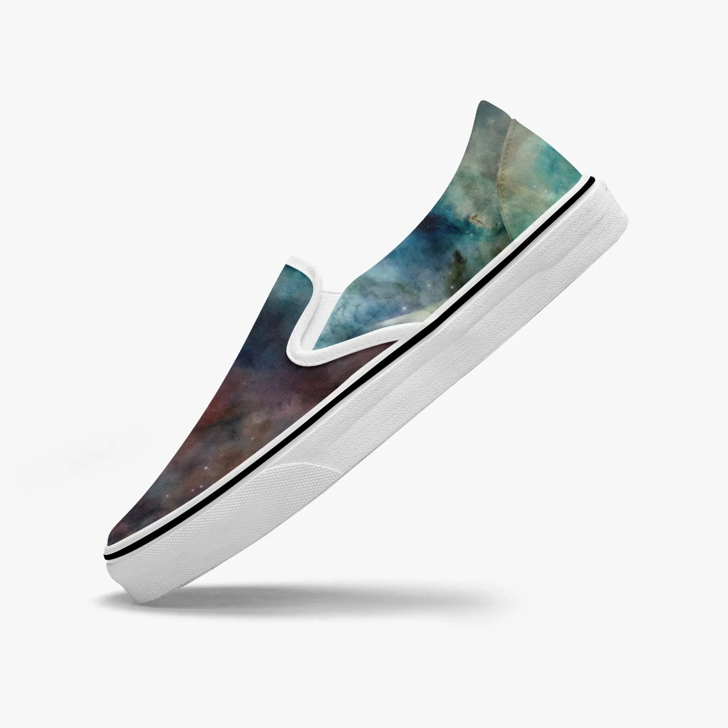 Sylas Split-Style Psychedelic Slip-On Shoes