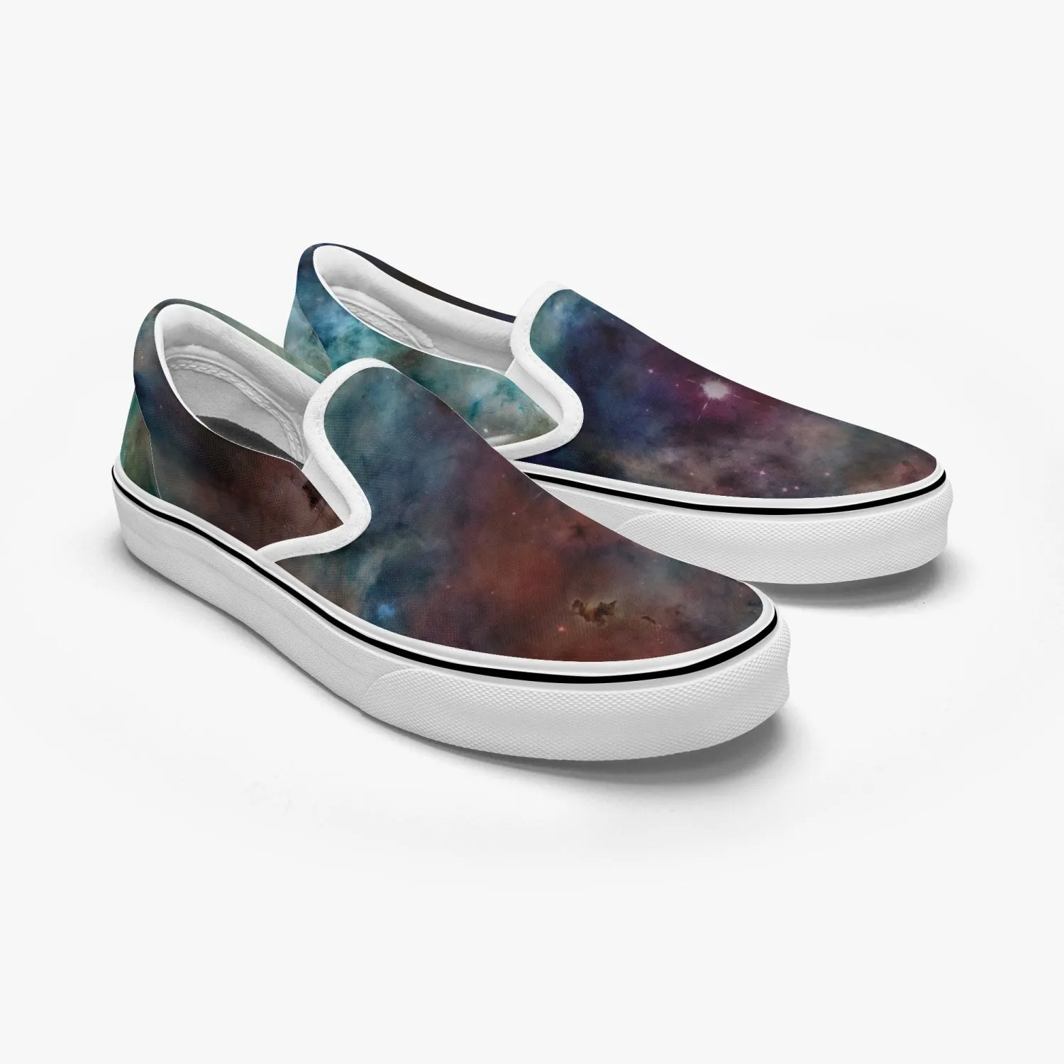 Sylas Split-Style Psychedelic Slip-On Shoes