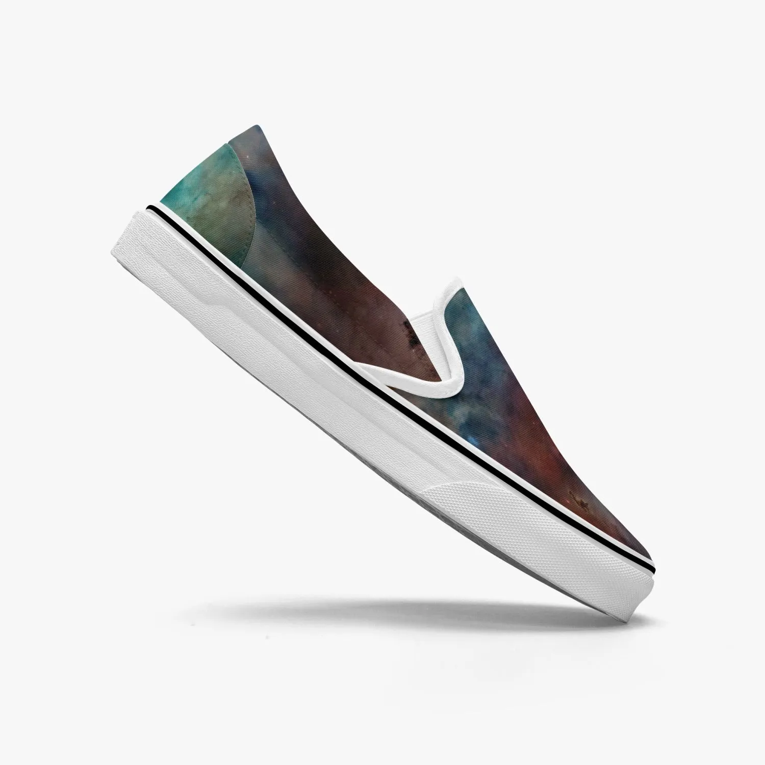 Sylas Split-Style Psychedelic Slip-On Shoes