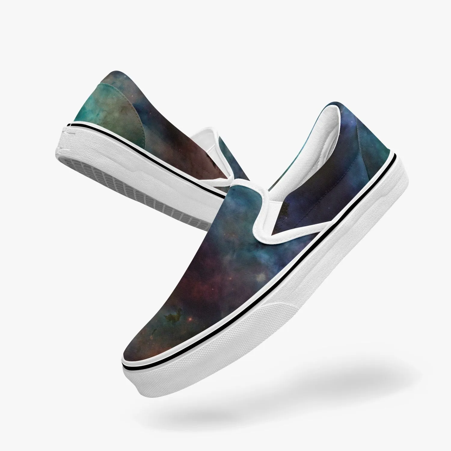 Sylas Split-Style Psychedelic Slip-On Shoes