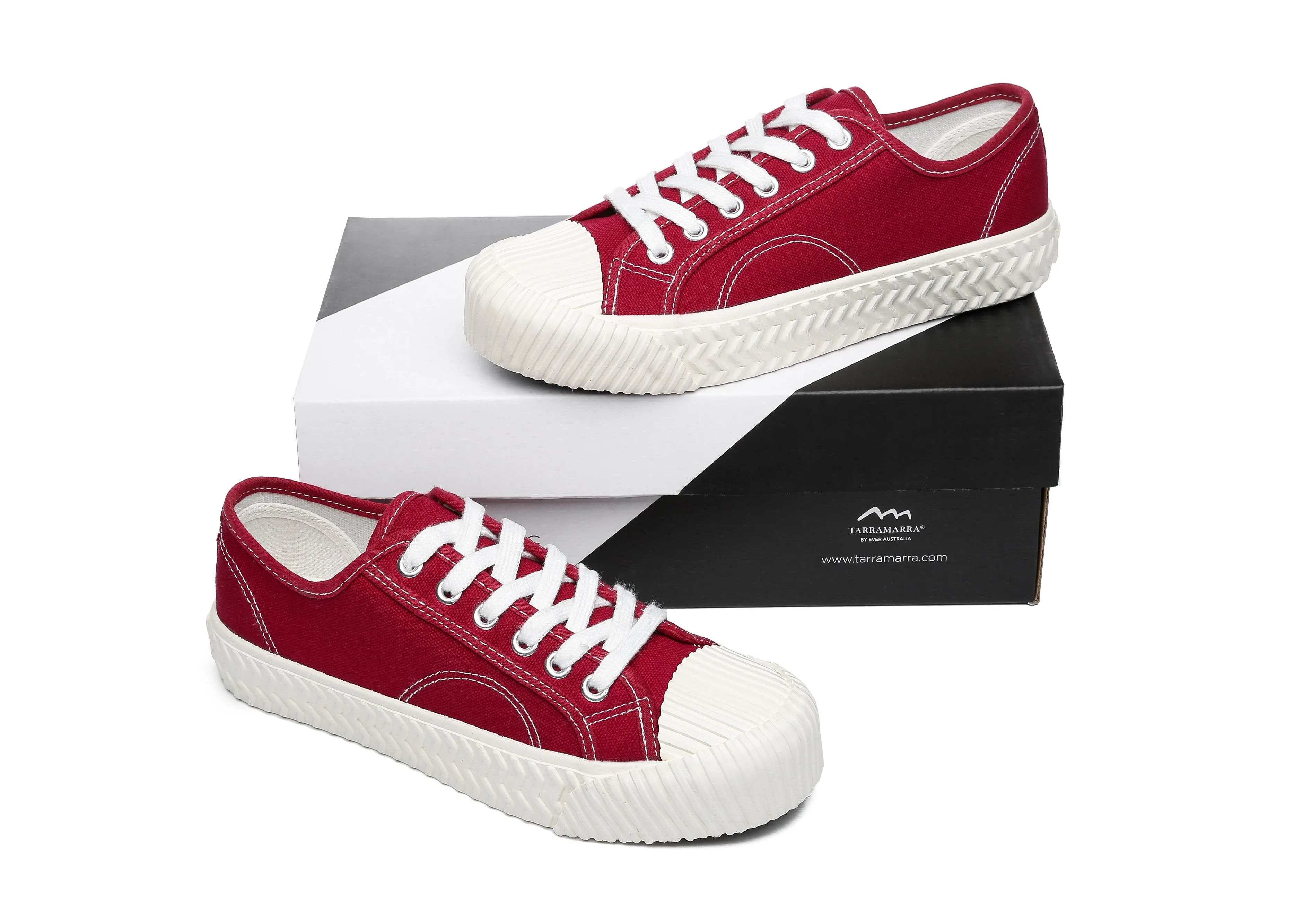 TARRAMARRA® Women Cracker Plus Lace-up Canvas Sneakers