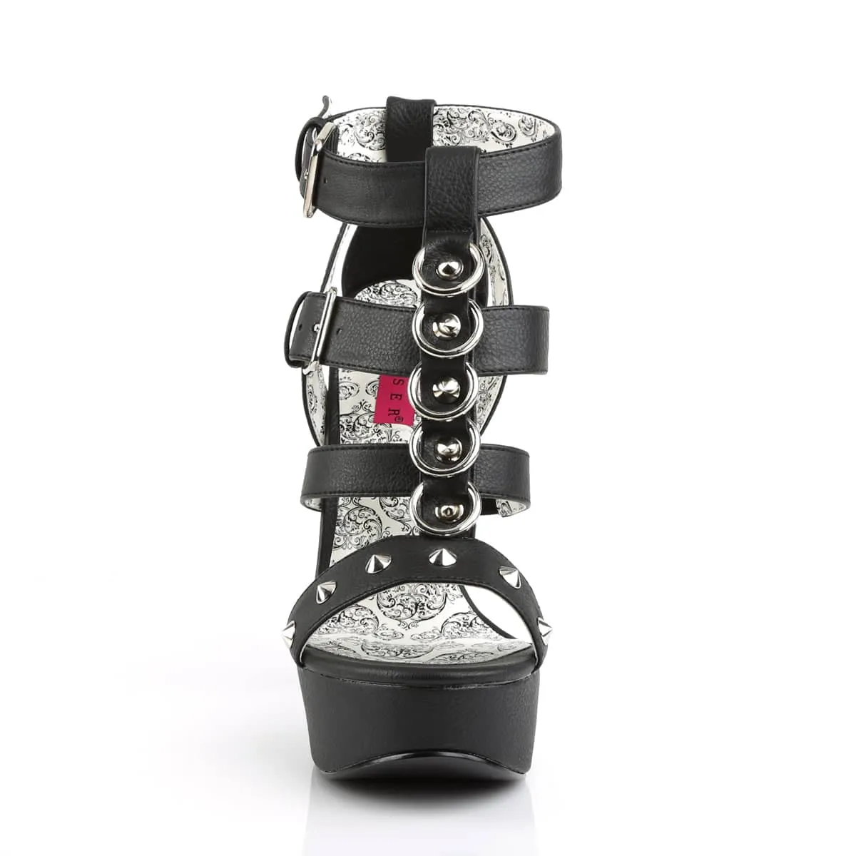 TEEZE-42W Strappy T Strap Close Back Sandal