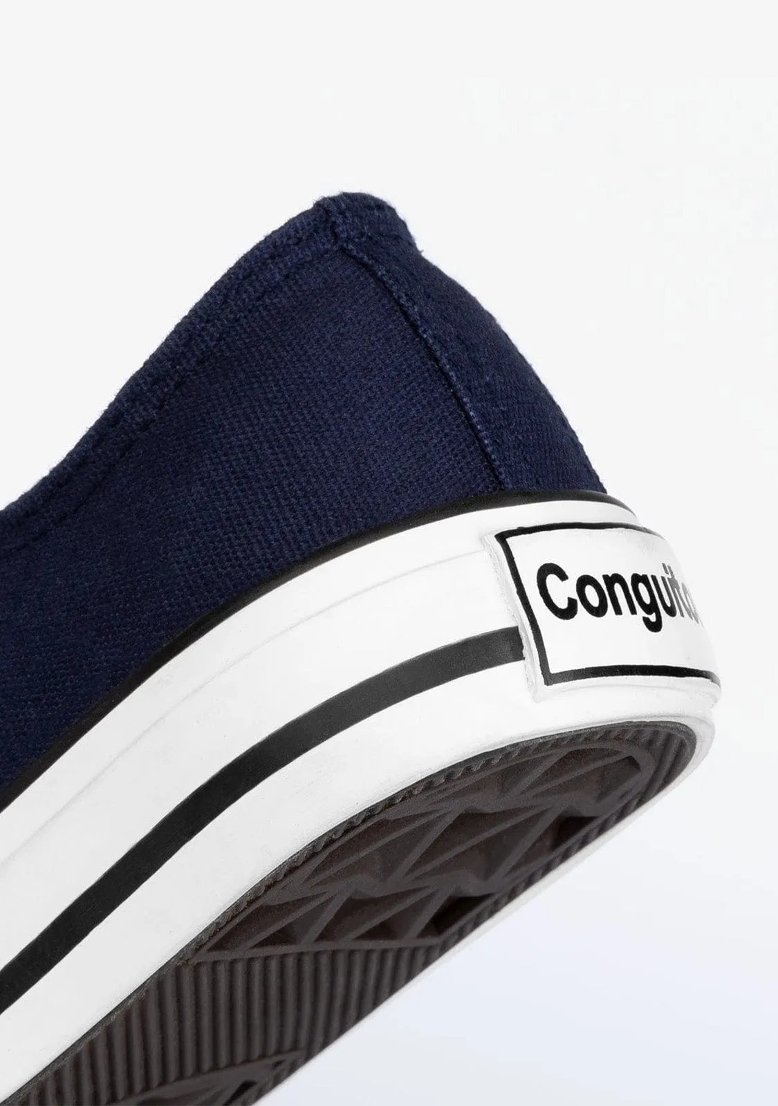 Unisex Navy Basic Sneakers Canvas