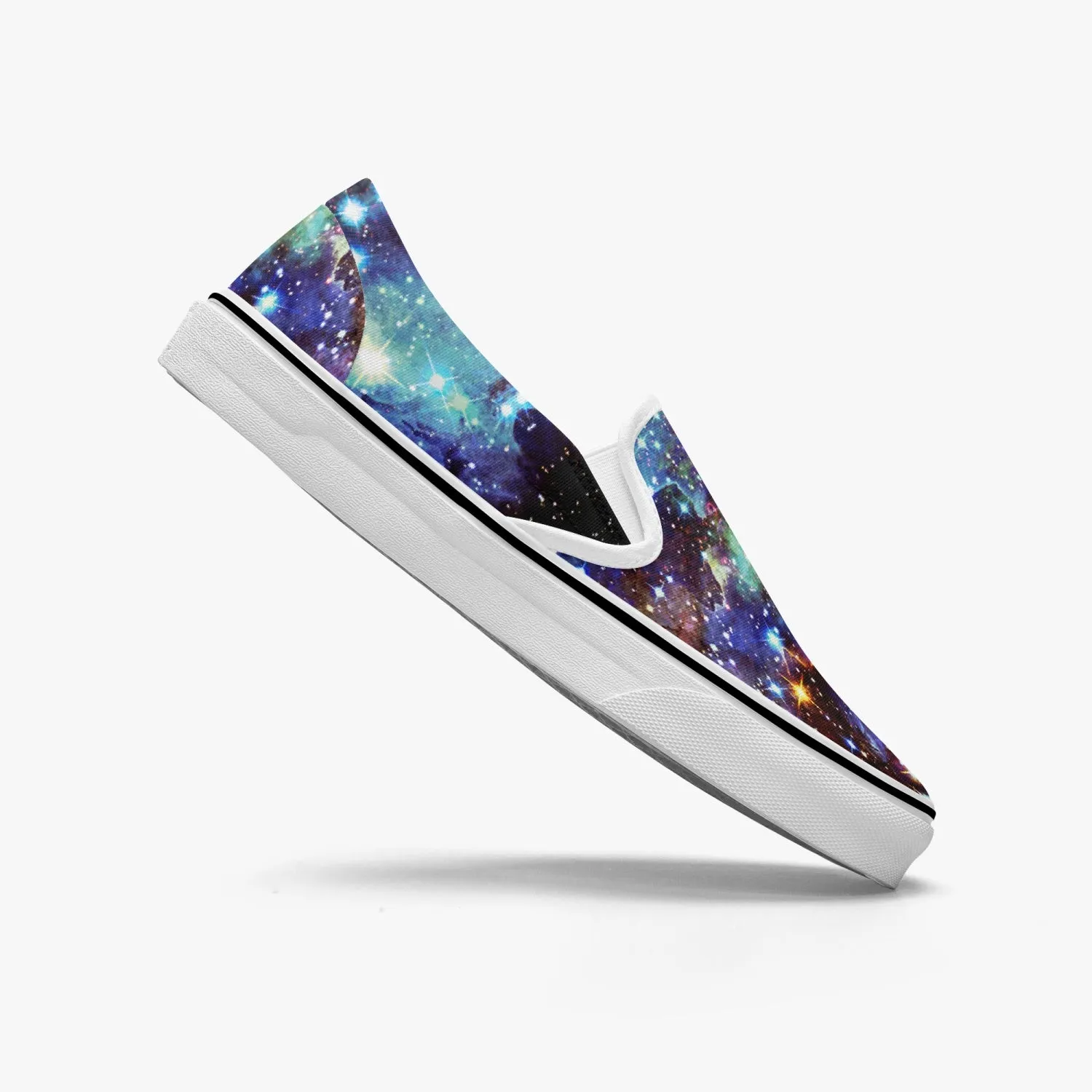 Valhalla Split-Style Psychedelic Slip-On Shoes