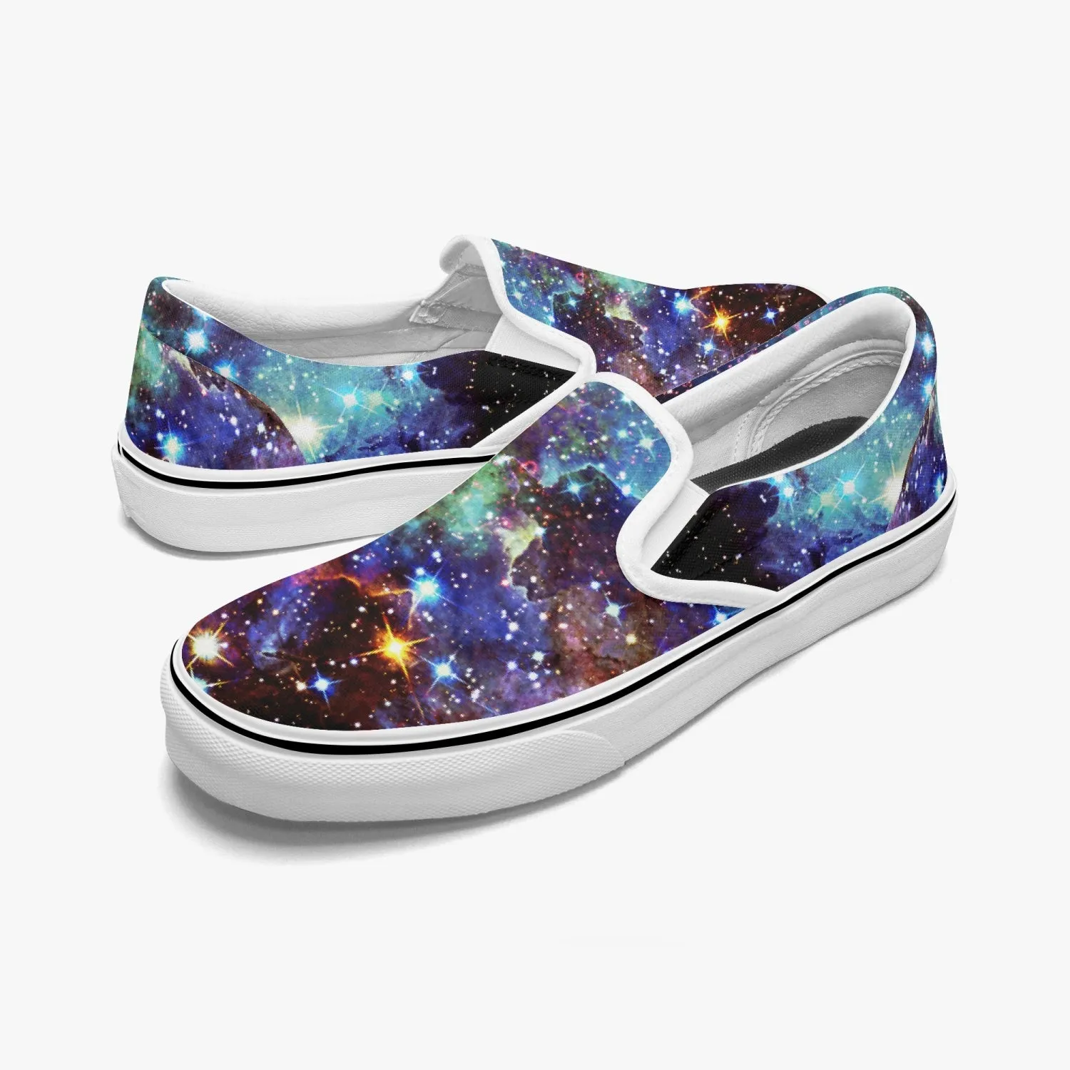 Valhalla Split-Style Psychedelic Slip-On Shoes
