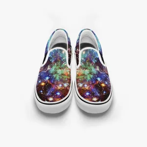Valhalla Split-Style Psychedelic Slip-On Shoes