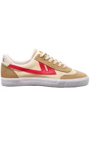 Warrior Ace Sneakers Men’s Jacquard Canvas Sand/Red