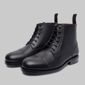 Welton Goodyear Welted Cap Toe Combot Dress Boots
