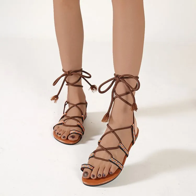Women's Bohemian Summer Strappy sandals - GlamzLife