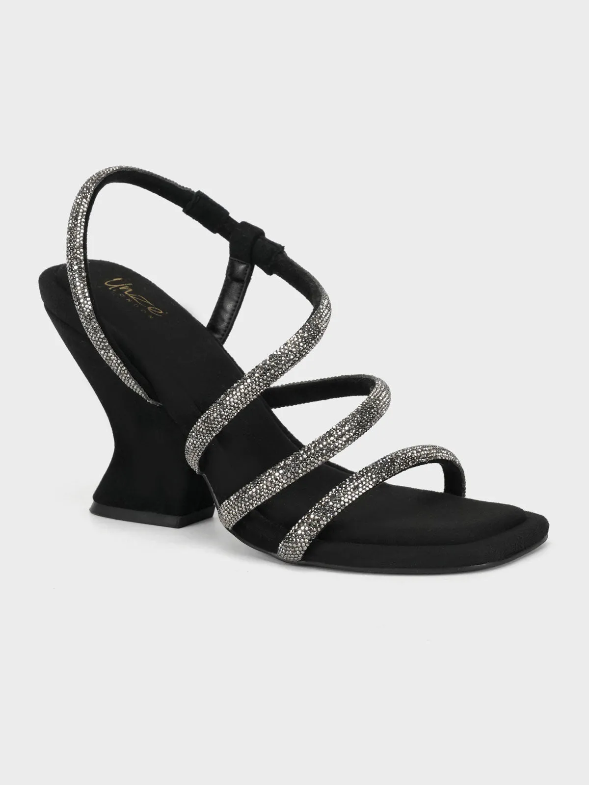 Womens "WINDY" Stylish Fancy Heel Sandals