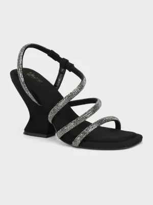 Womens "WINDY" Stylish Fancy Heel Sandals