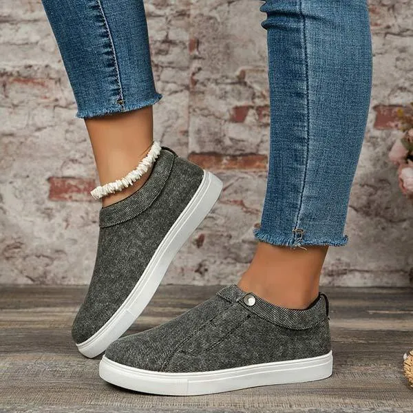 Women's Slip-On Flat Sneakers 31801097C